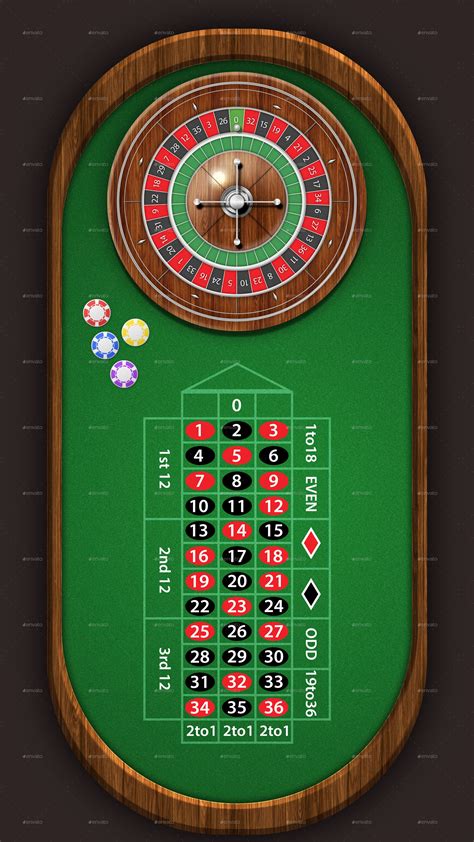  a roulette table